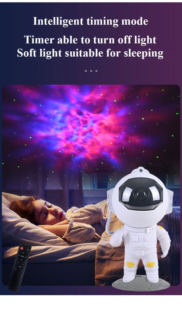 Galaxy Star Projector Starry Sky Night Light Astronaut Lamp Home Room Decor Decoration Bedroom Decorative Luminaires Gift - Image 5