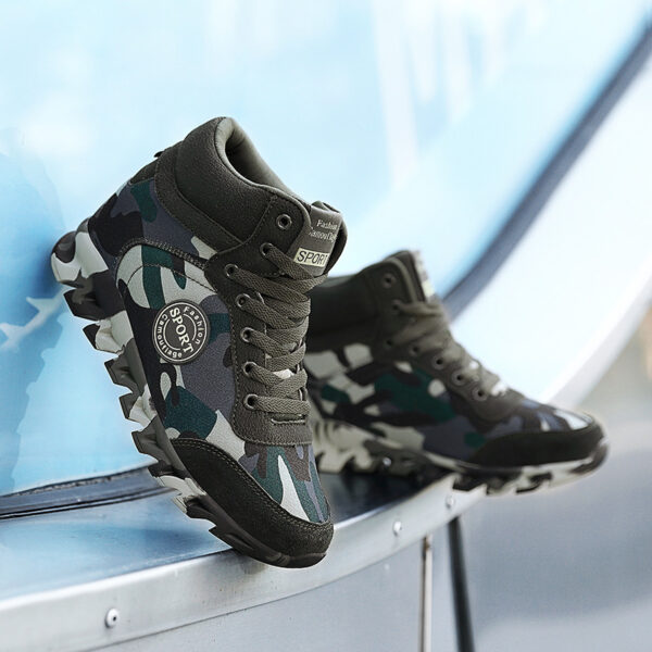 Women's Casual Camouflage Increased Sneakers - Image 2