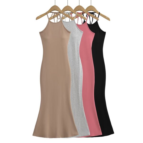 Halter Rope Slim Fit Backless Long Dress